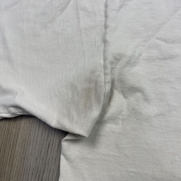 Vintage Stussy Shirt Mens Extra Large White Stick Man Graphic Made USA 90s - Picture 6 of 16